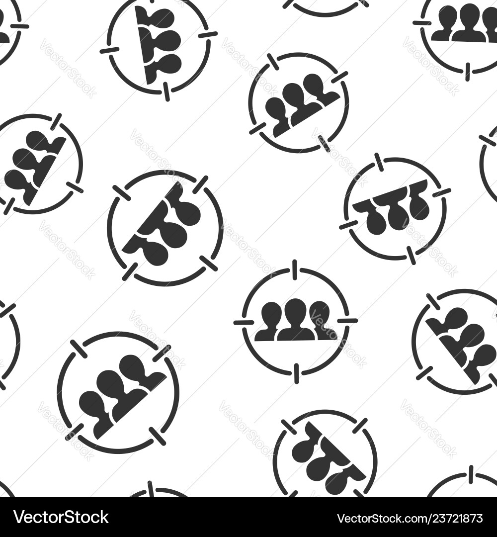 Target audience icon seamless pattern background Target audience icon seamless pattern background vector image
