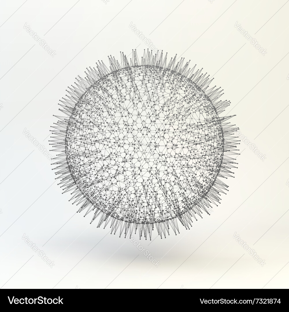 Abstract 3d design element emblem vector image