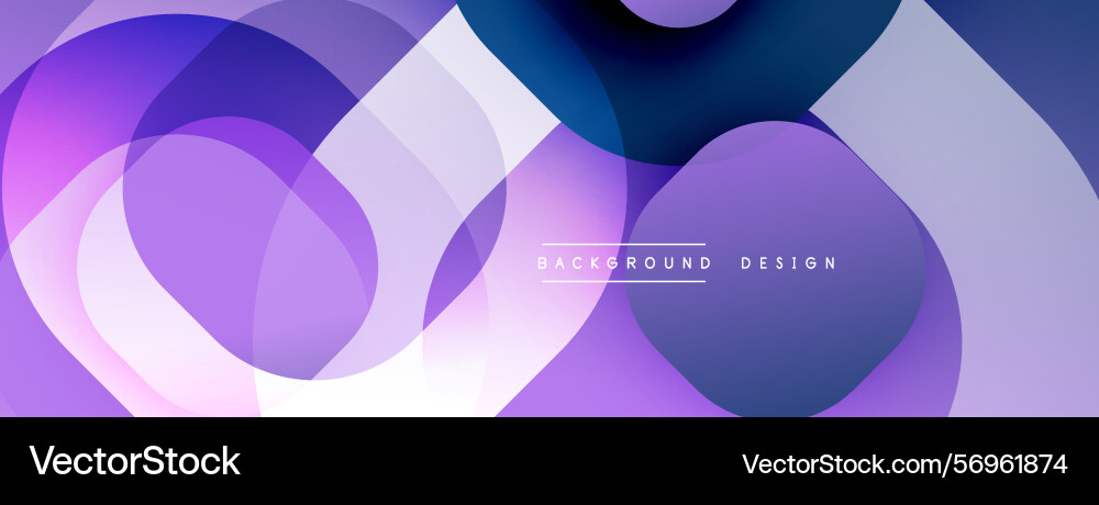 Abstract fluid shapes overlap creating vibrant Abstract fluid shapes overlap creating vibrant Vector Image