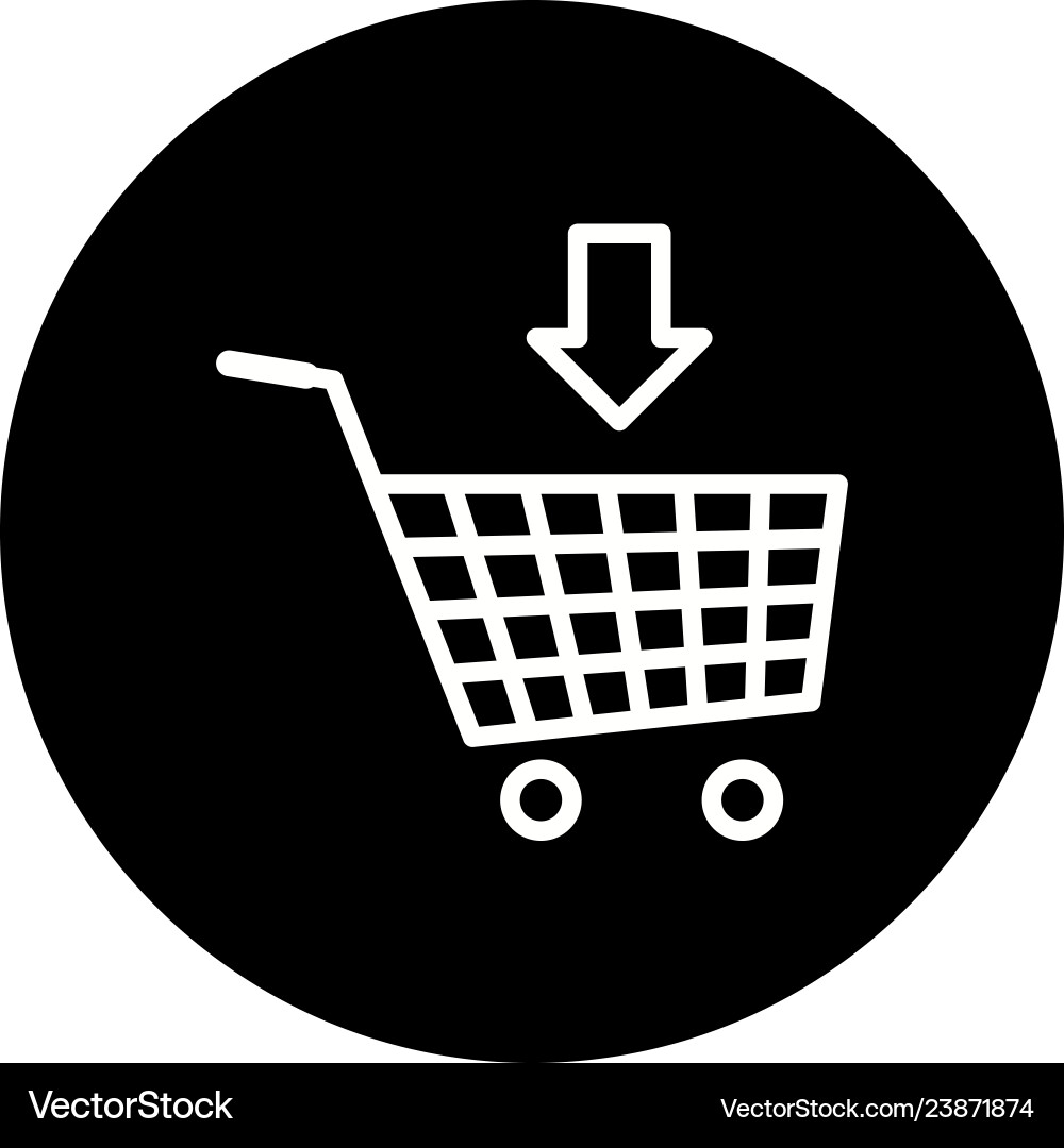 Add to cart icon vector image