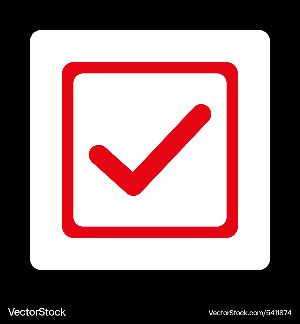 Checkbox icon vector image