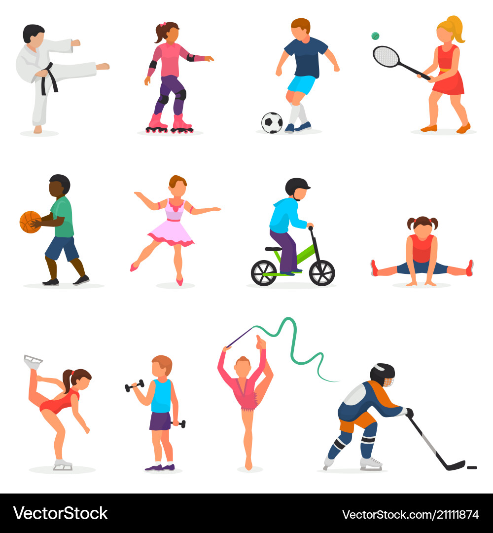 Children's Sports and Play Vector Image