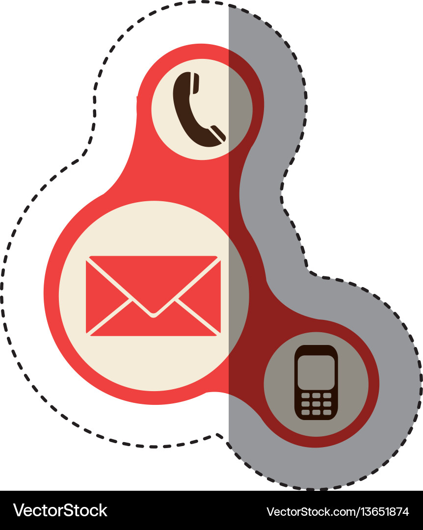 Color buttons service icons data vector image
