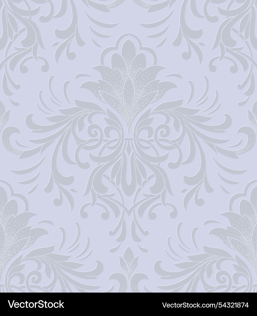 Damask seamless pattern background Damask seamless pattern background vector image