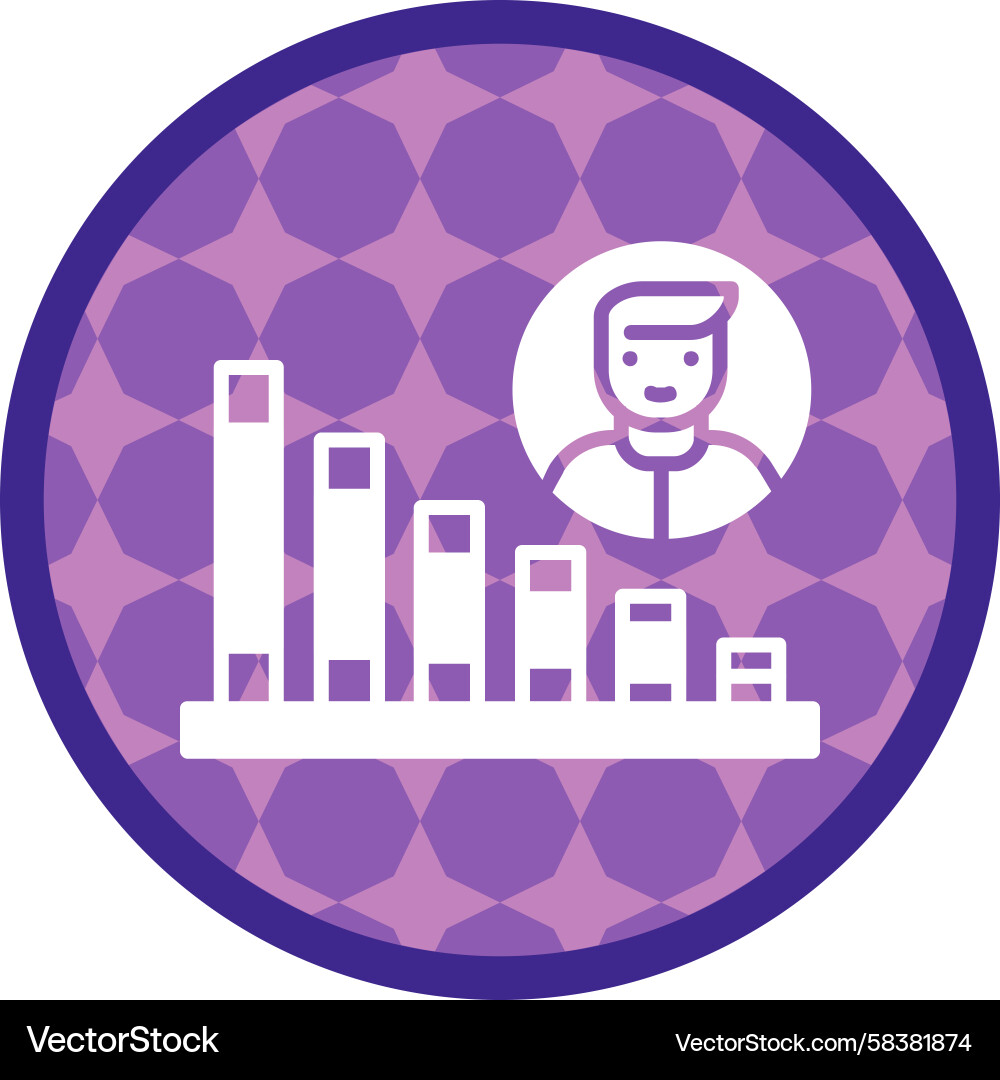Data Metrics Icon Vector Image
