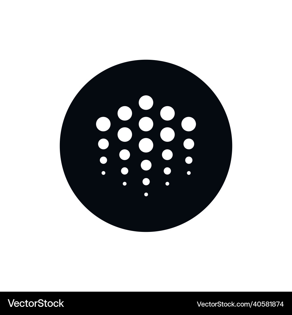Ocean Protocol ICON - Blockchain vector image