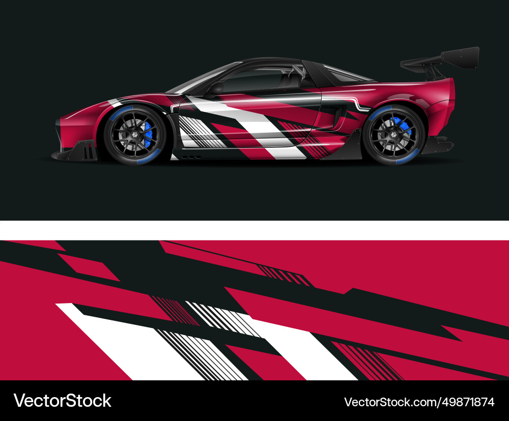 Van Wrap Pattern vector image