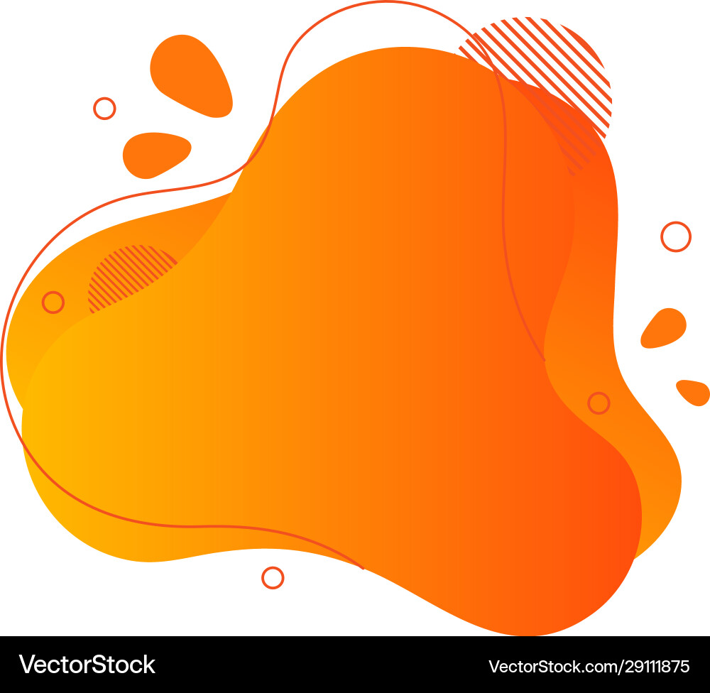Abstract fluid design element Abstract fluid design element vector image