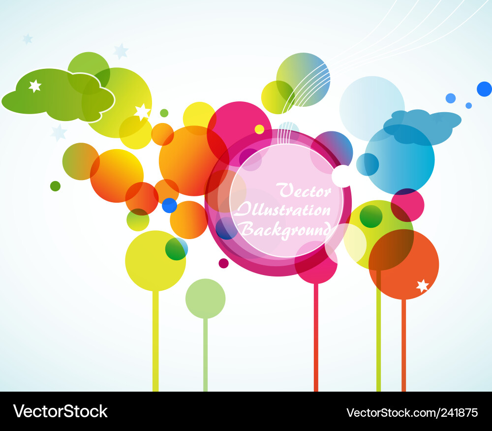 Colorful Abstract Background Vector Image