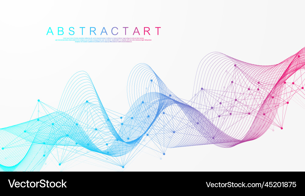 Global network connection concept big data Global network connection concept big data vector image