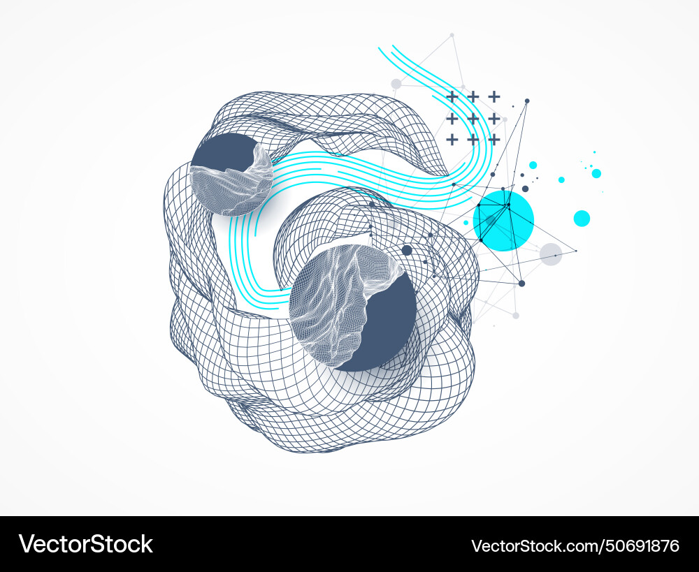 Abstract wave is made in a frame style template Abstract wave is made in a frame style template vector image