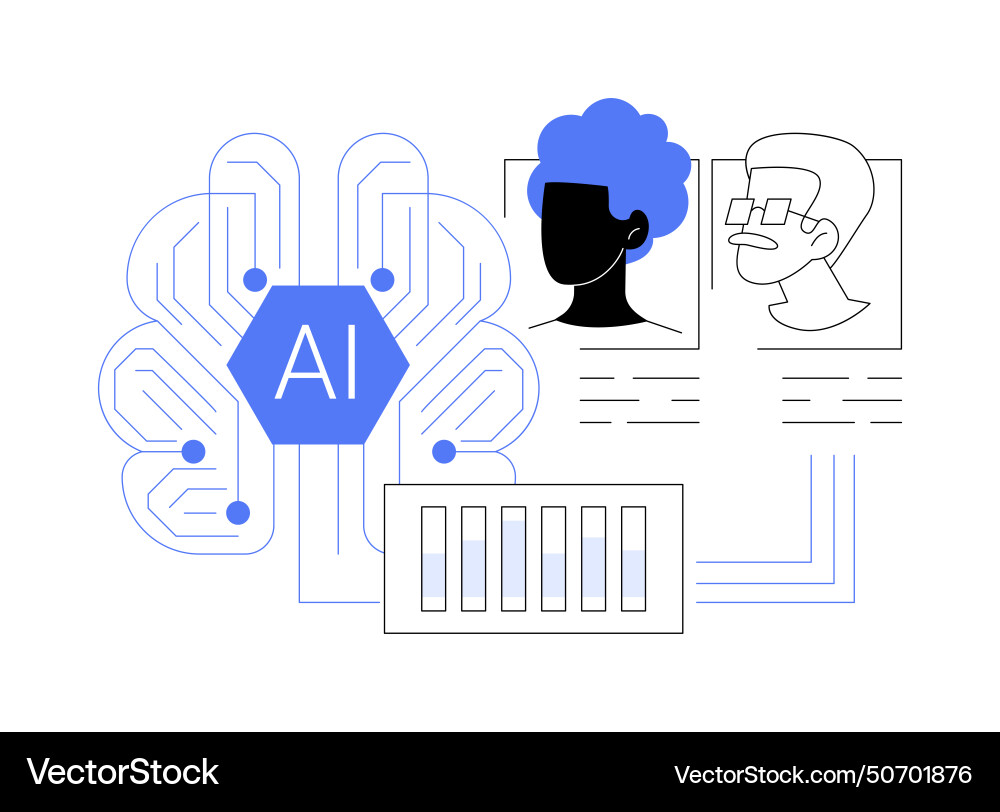 Ai Driven Diversity And Inclusion Initiatives Vector Image