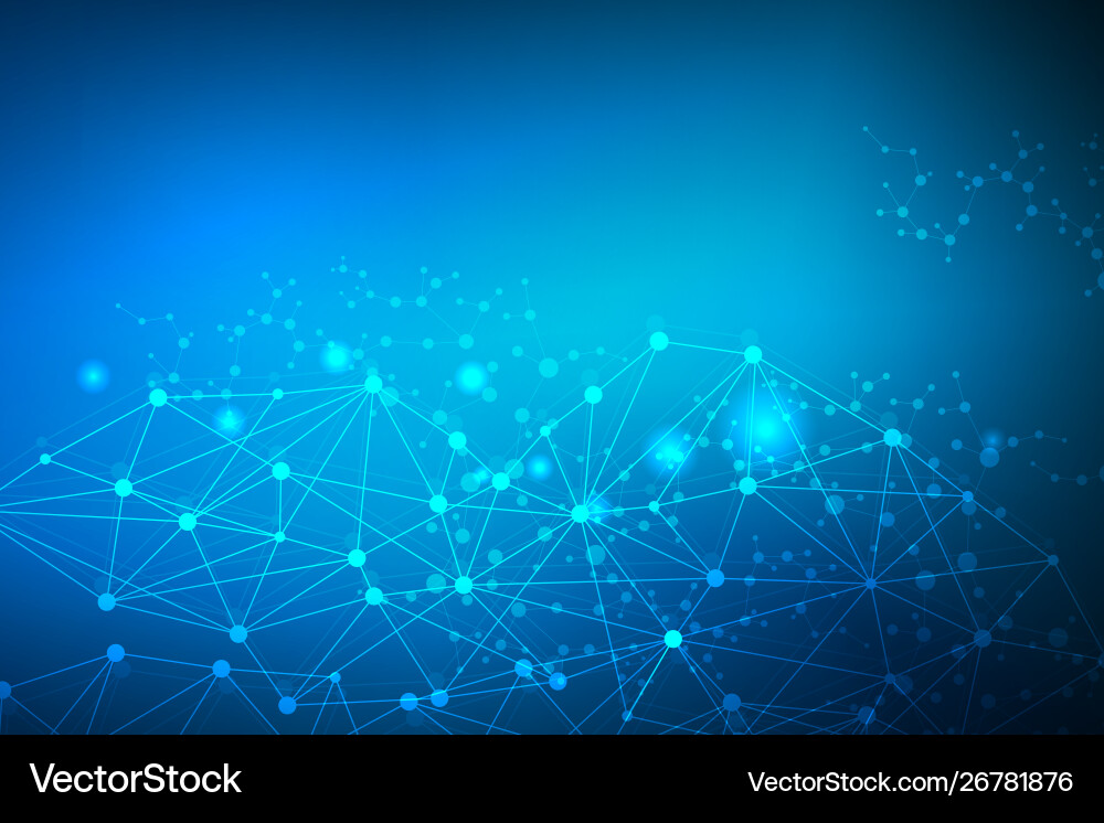 Big data visualization background modern Big data visualization background modern vector image