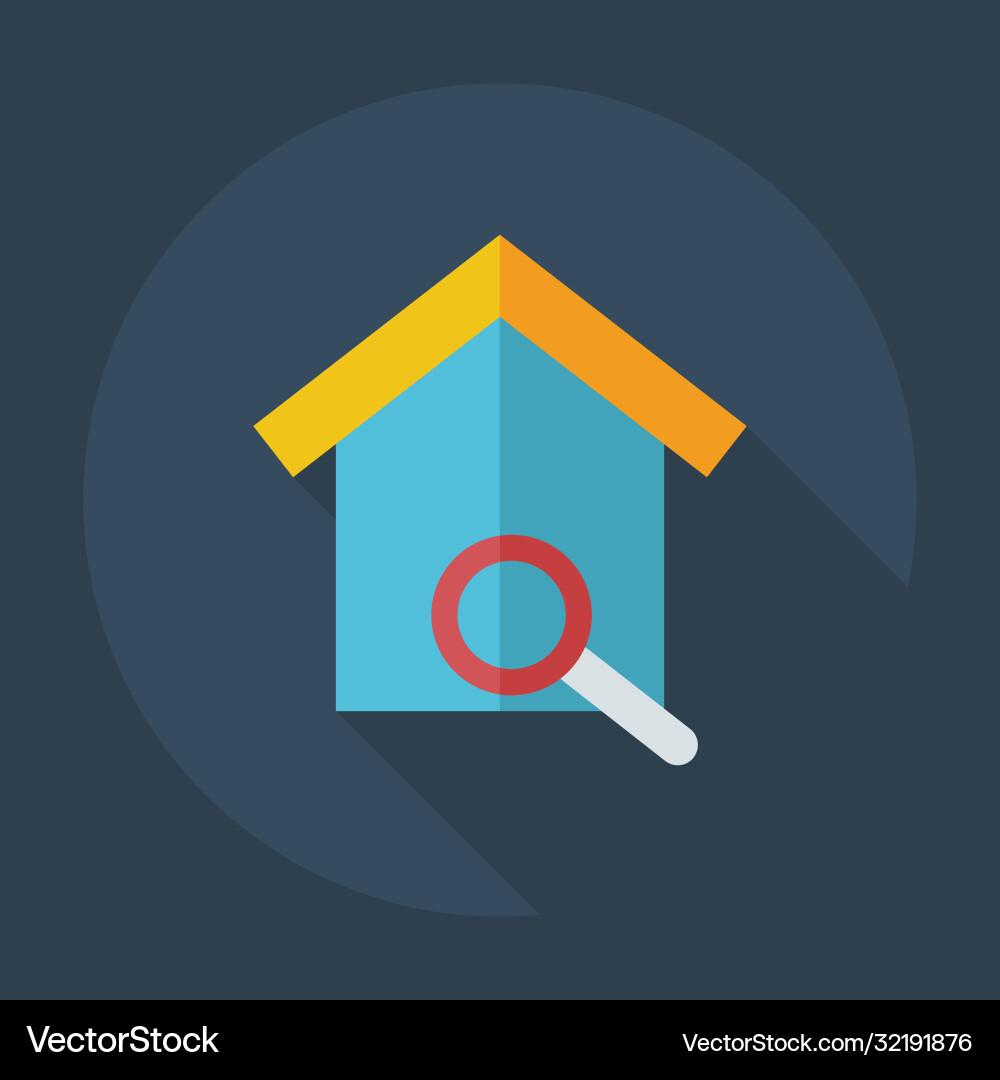 Flat modern design with shadow icons nesting box vector image