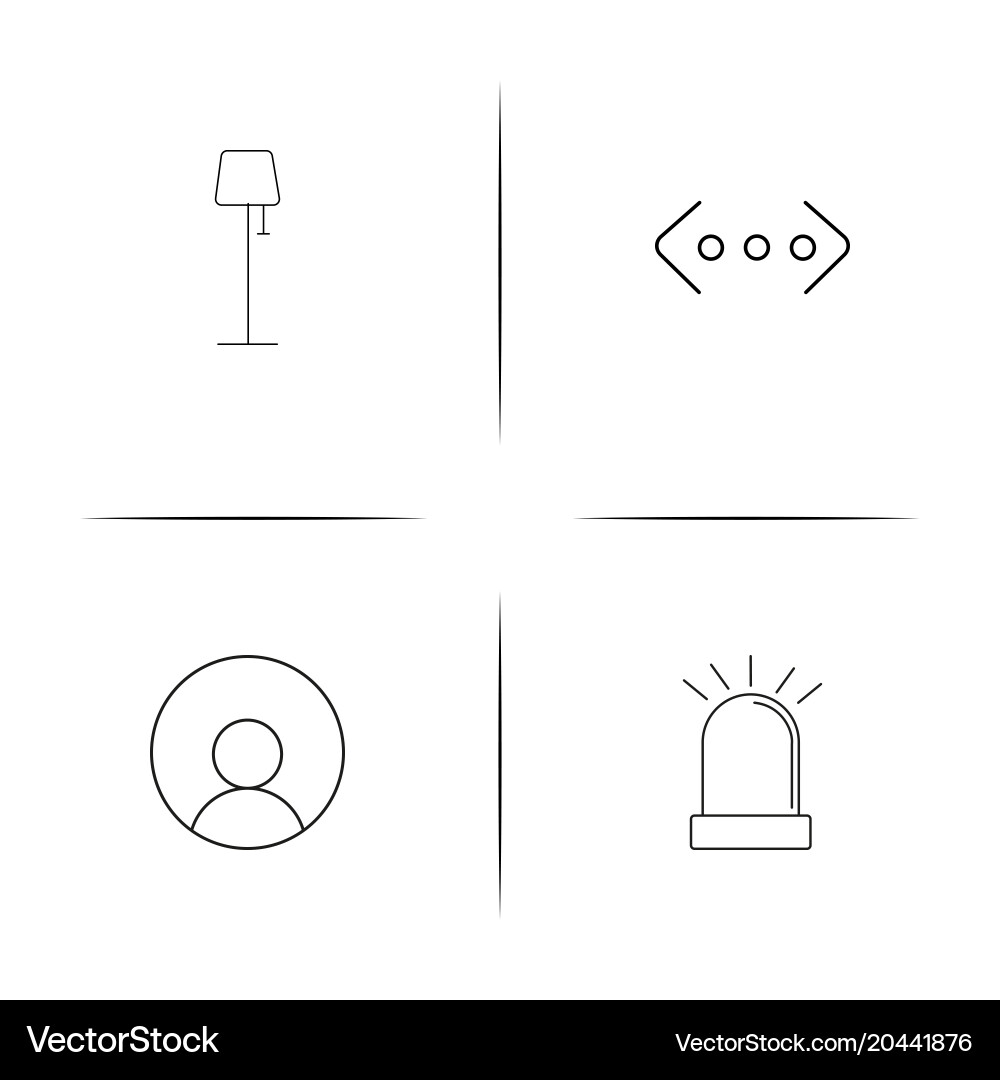 Internet technologies simple linear icon vector image
