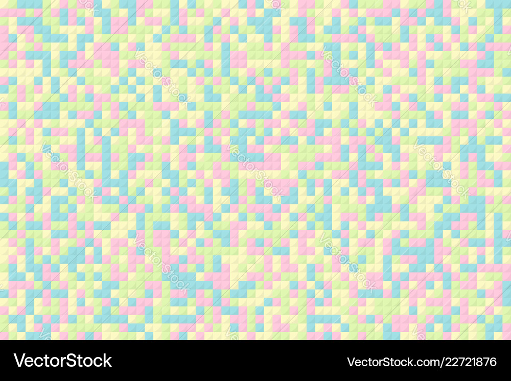 Mosaic pixel color background from squares Mosaic pixel color background from squares vector image