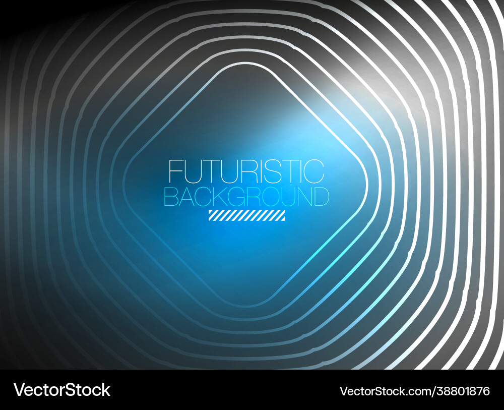Neon color square shape lines abstract background Neon color square shape lines abstract background Vector Image