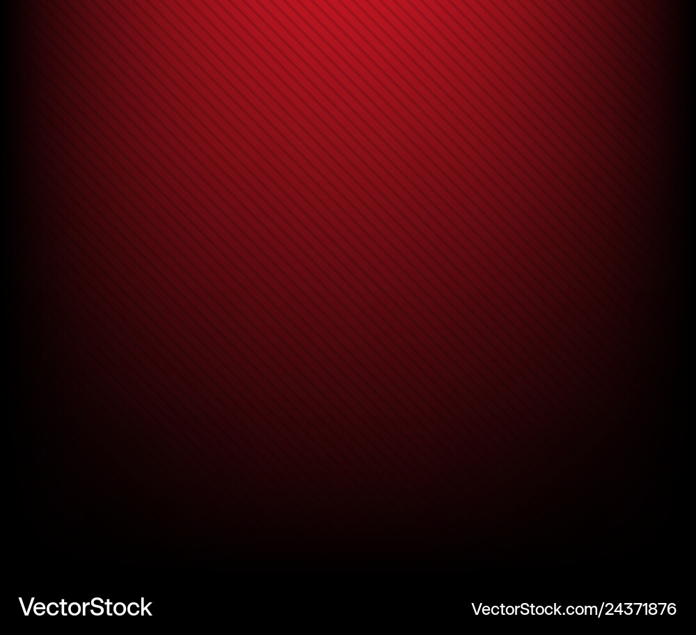 Red Radial Gradient with Lines vector image