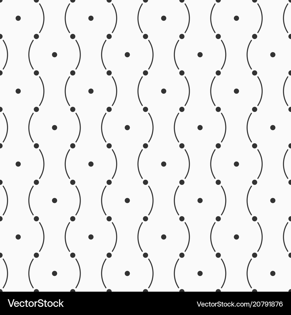 Seamless minimalistic pattern of curved lines Seamless minimalistic pattern of curved lines vector image