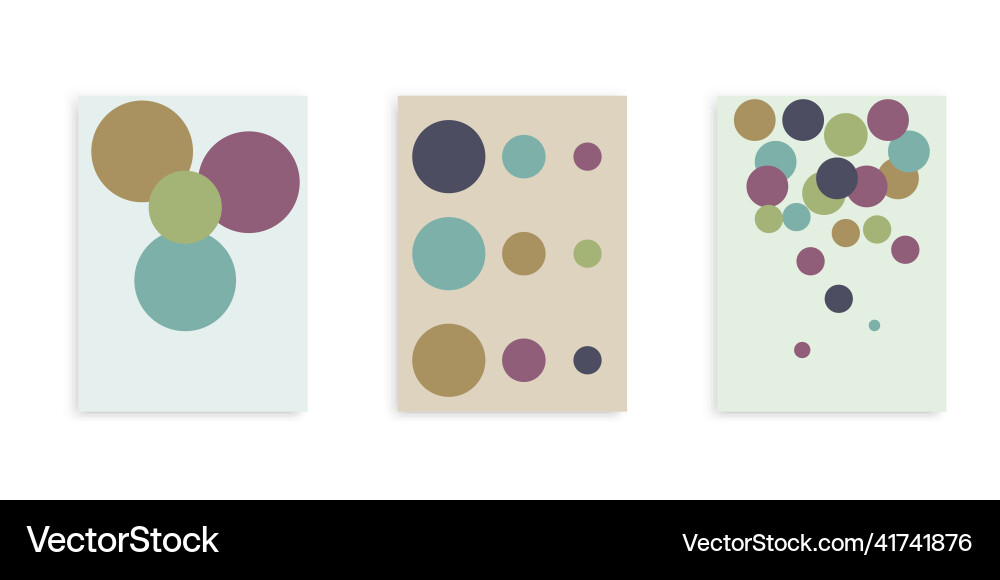 Trendy three abstract pattern modern texture Vector Image