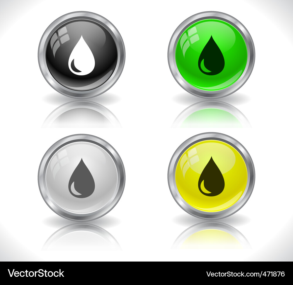 Website buttons vector image