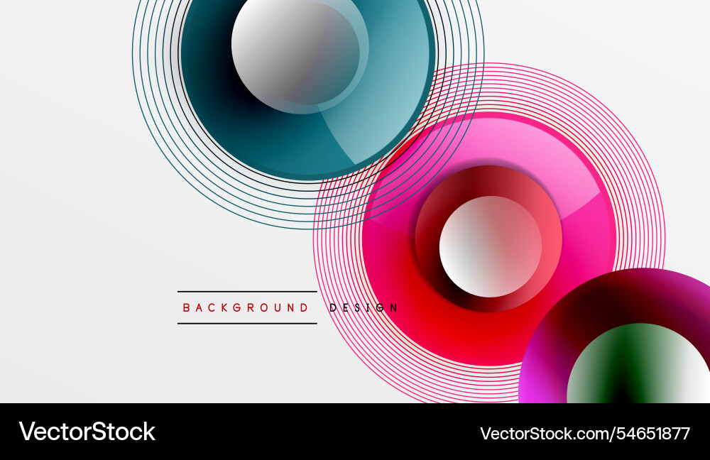 Abstract composition of overlapping circles Abstract composition of overlapping circles vector image