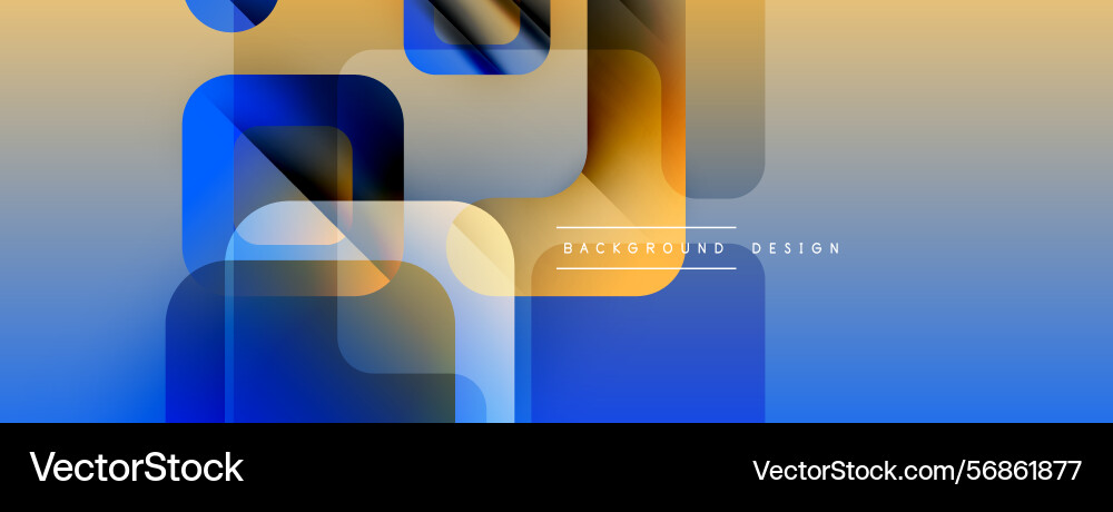 Abstract geometric shapes overlap creating Abstract geometric shapes overlap creating vector image