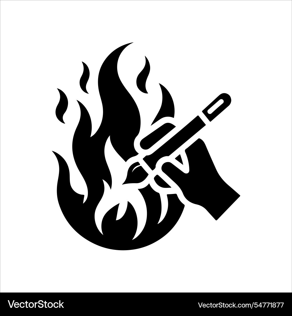 Crisp Feuerflammensilhouetten für T-Shirts Poster Crisp Feuerflammensilhouetten für T-Shirts Poster vektorbild