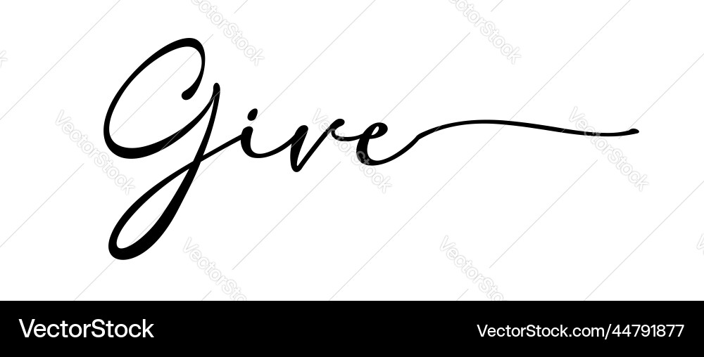 Give phrase continuous one line calligraphy Give phrase continuous one line calligraphy Vector Image
