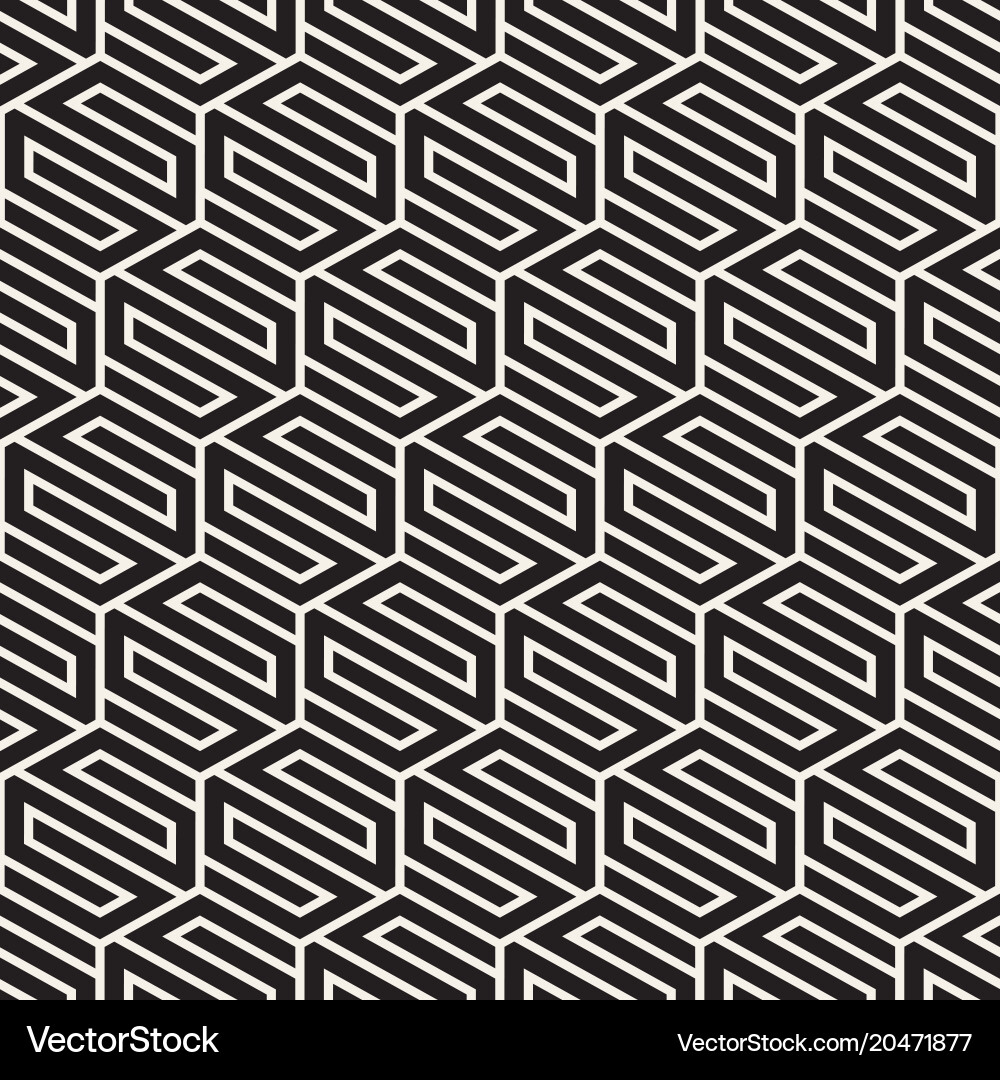 Modern Abstract Hexagon Pattern vector image
