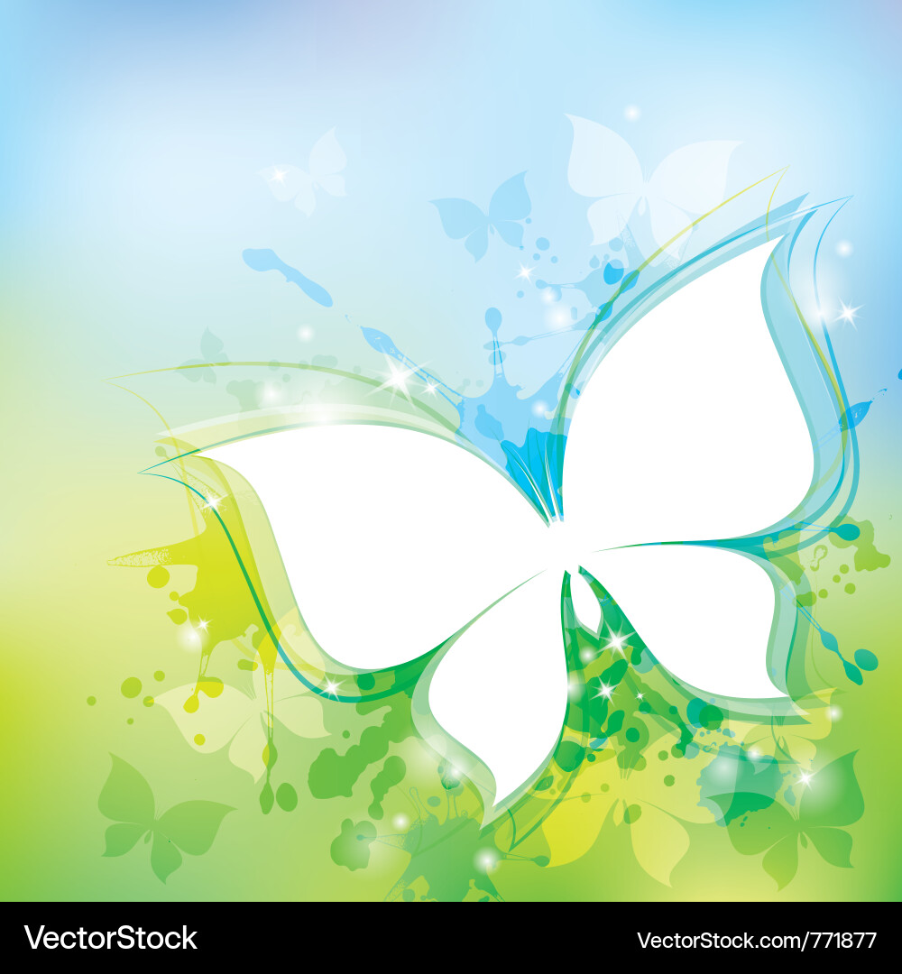 Spring Sparkle Background Vector Image