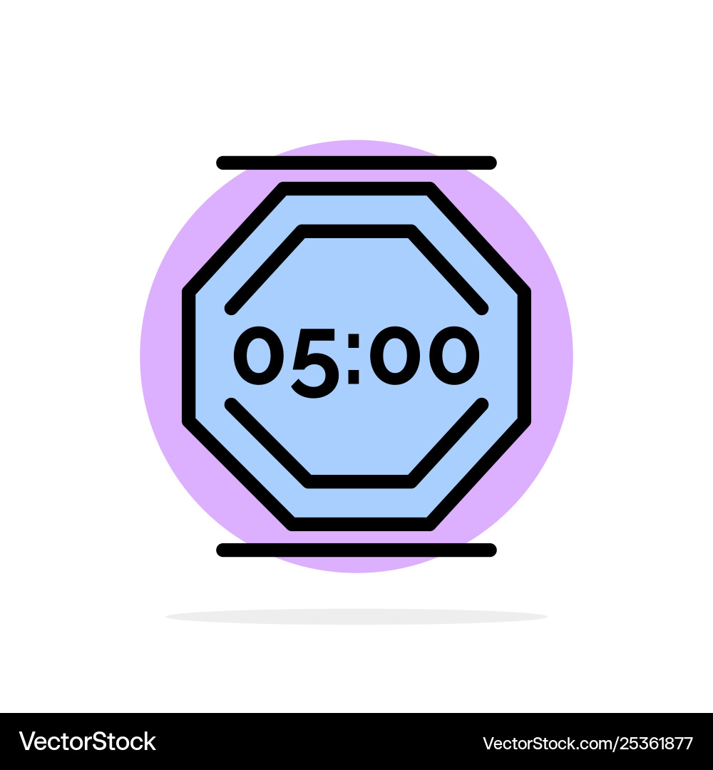 Stop work rest working abstract circle Stop work rest working abstract circle Vector Image