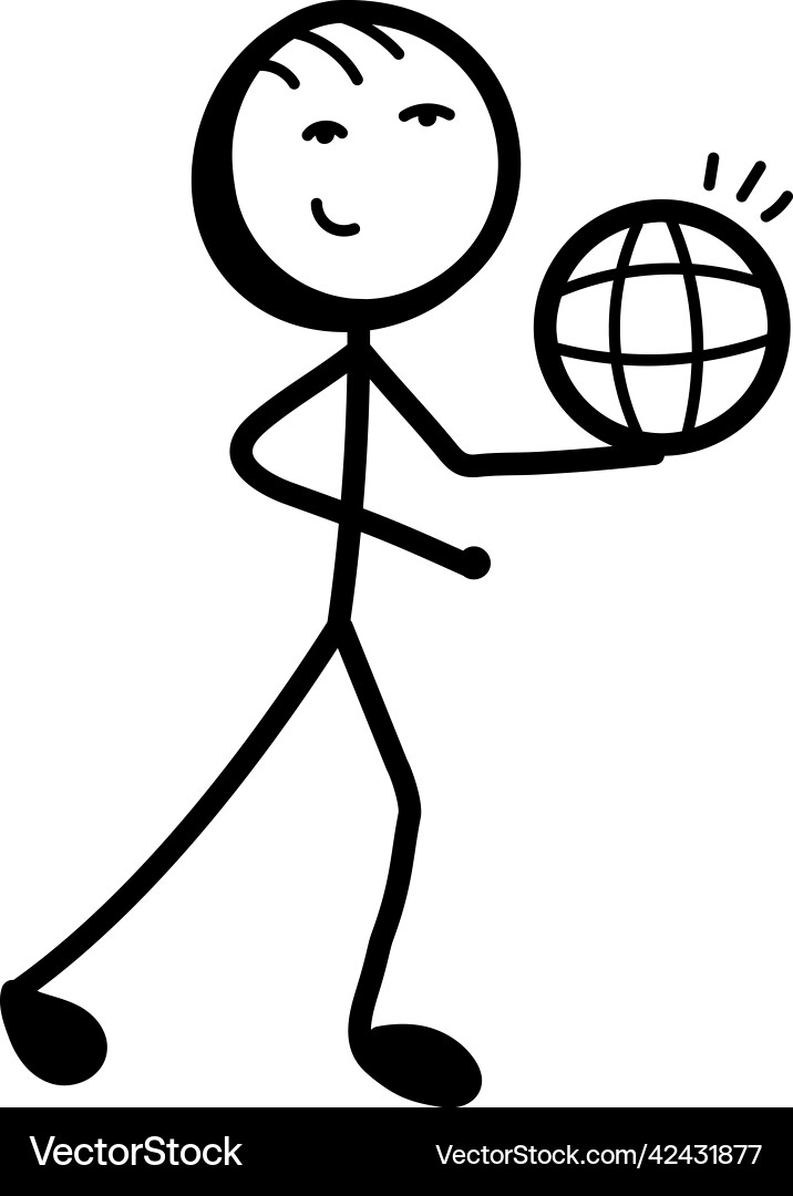 Web user vector image