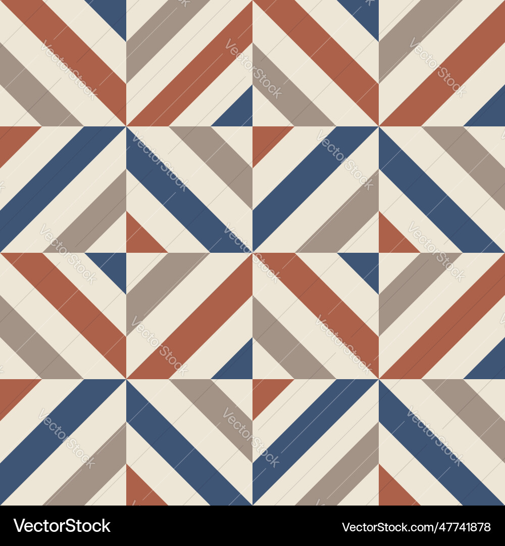 70s retro lines design seamless pattern vector image