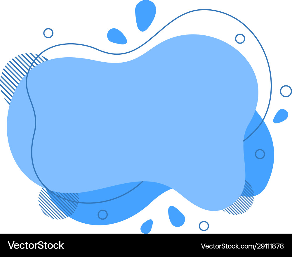 Abstract fluid design element Abstract fluid design element vector image