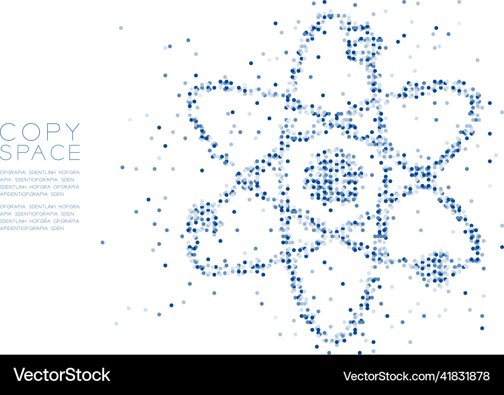 Abstract geometric circle dot molecule particle Abstract geometric circle dot molecule particle vector image