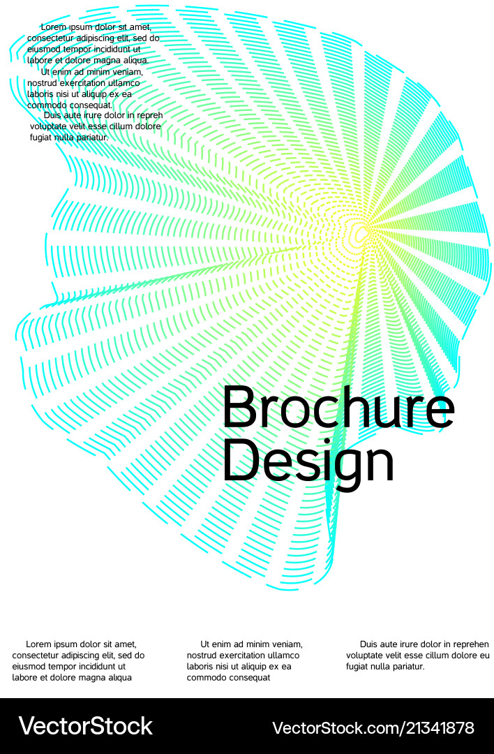 Cover design with abstract lines Cover design with abstract lines vector image