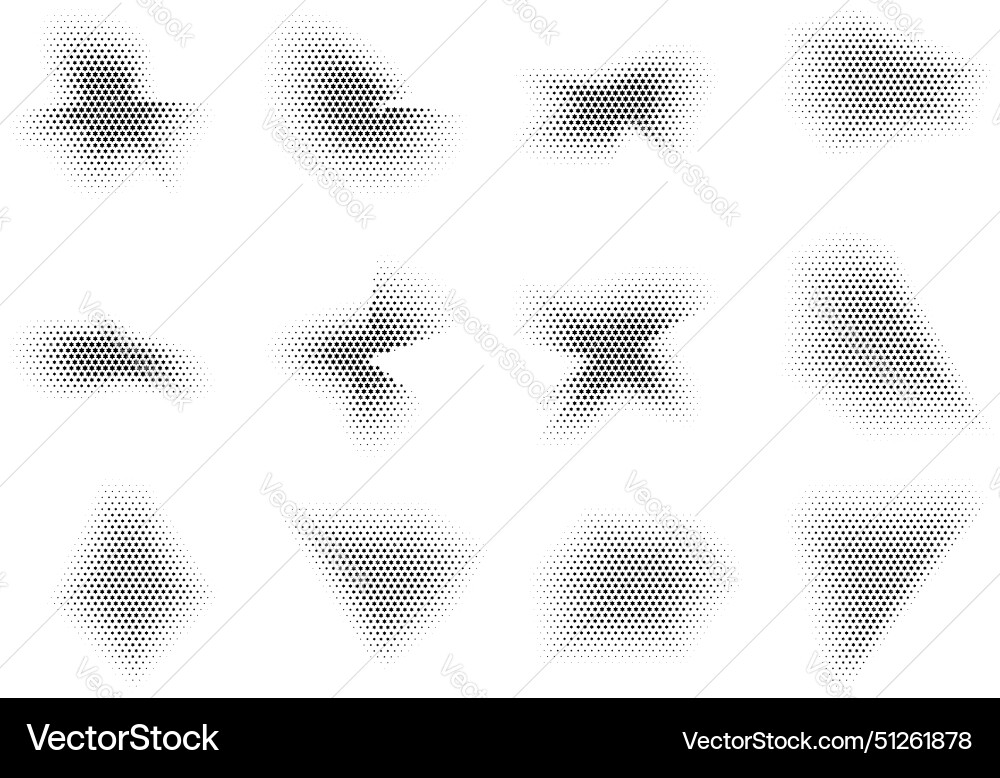 Halftone star pattern reprographic technique Halftone star pattern reprographic technique vector image
