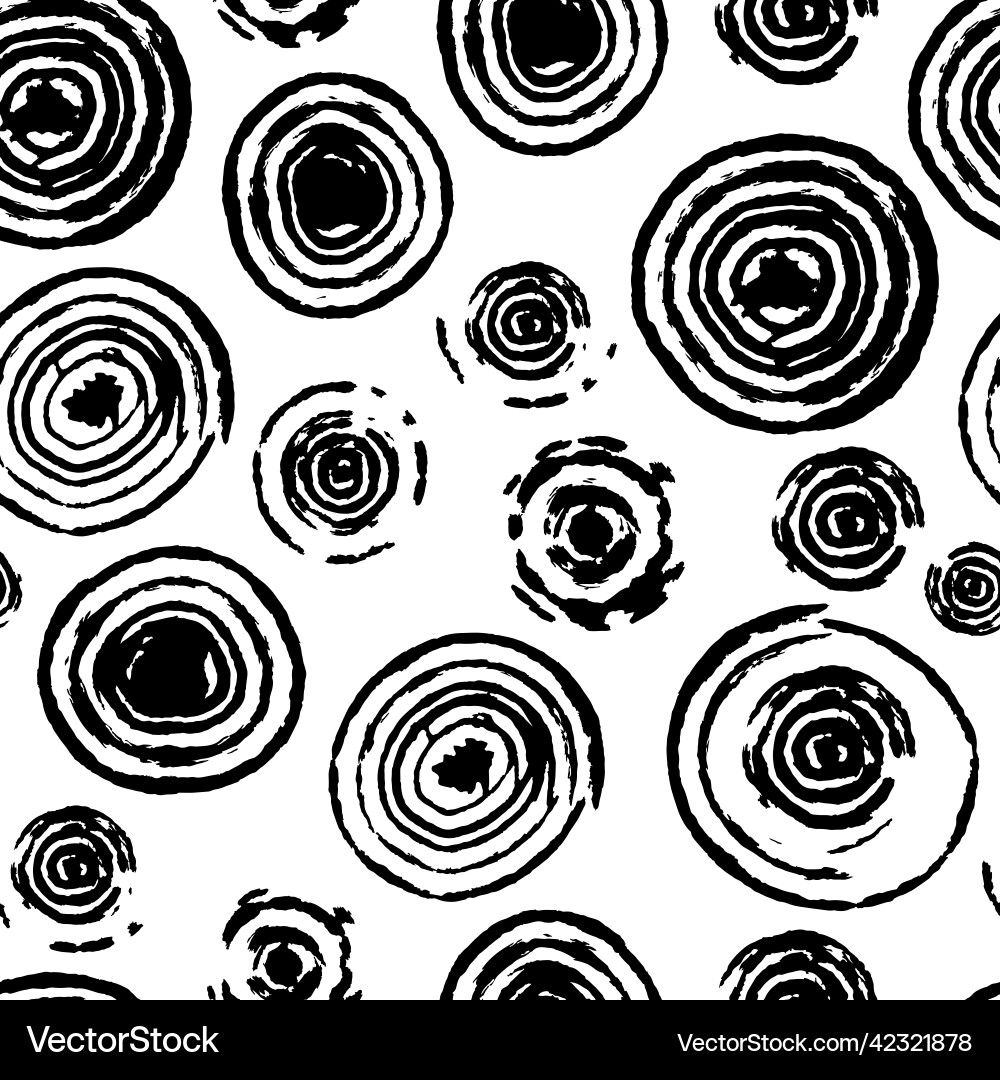 Hand drawn seamless pattern background backdrop vector image