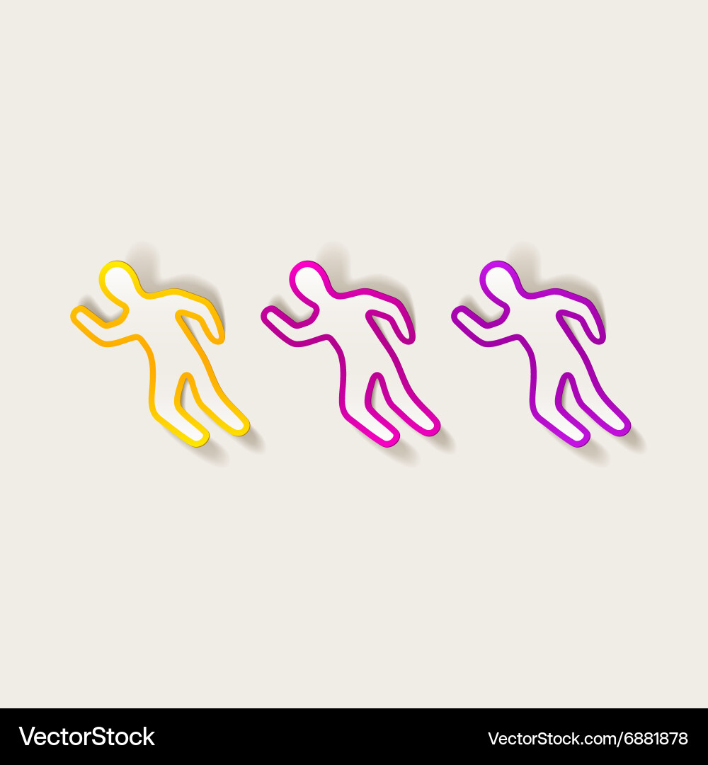 Realistic design element scene of the crime vector image