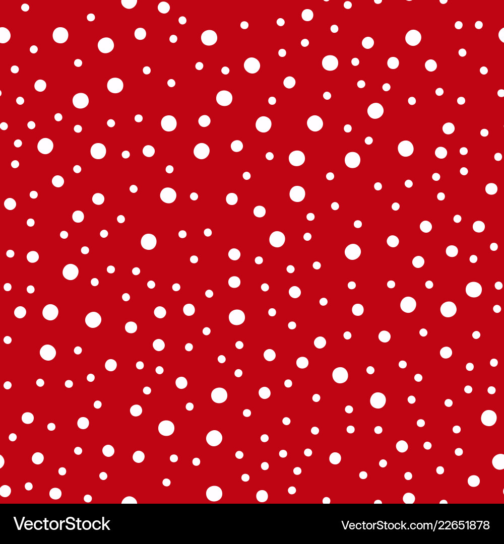 Snowfall Red Texture Vector Image