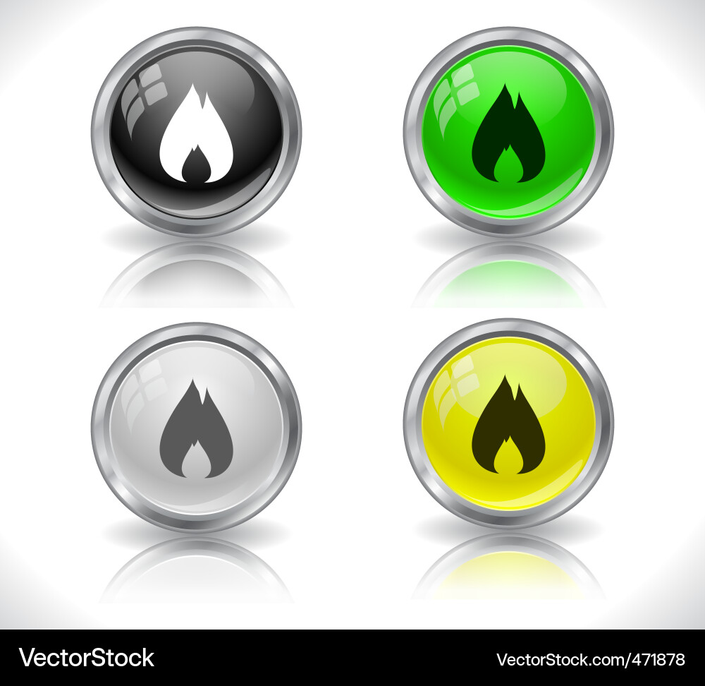 Website buttons vector image