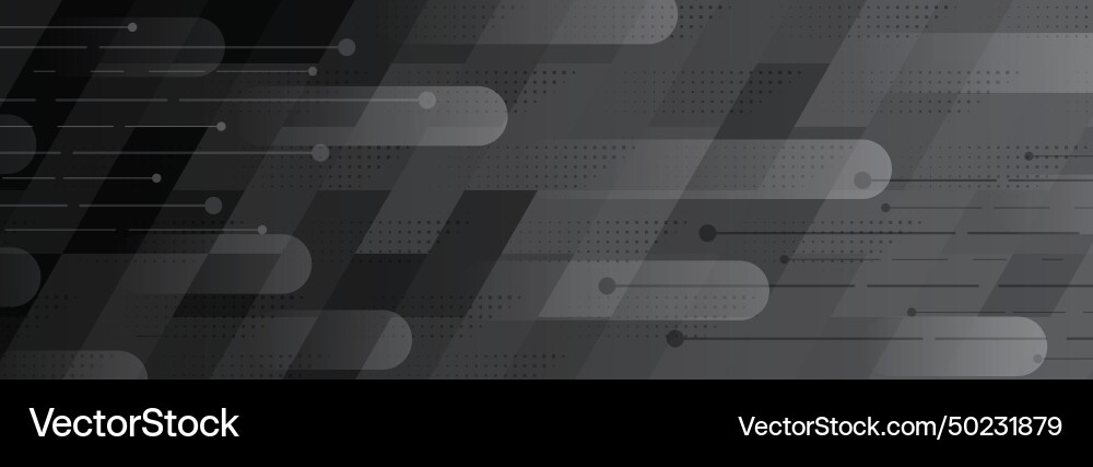 Abstract background of lines shapes and dots vector image