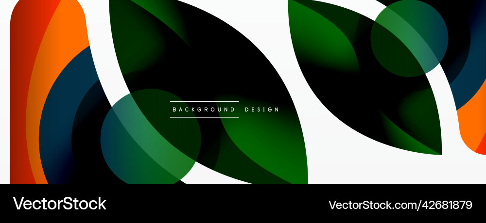 Abstract background with color geometric shapes Abstract background with color geometric shapes Vector Image