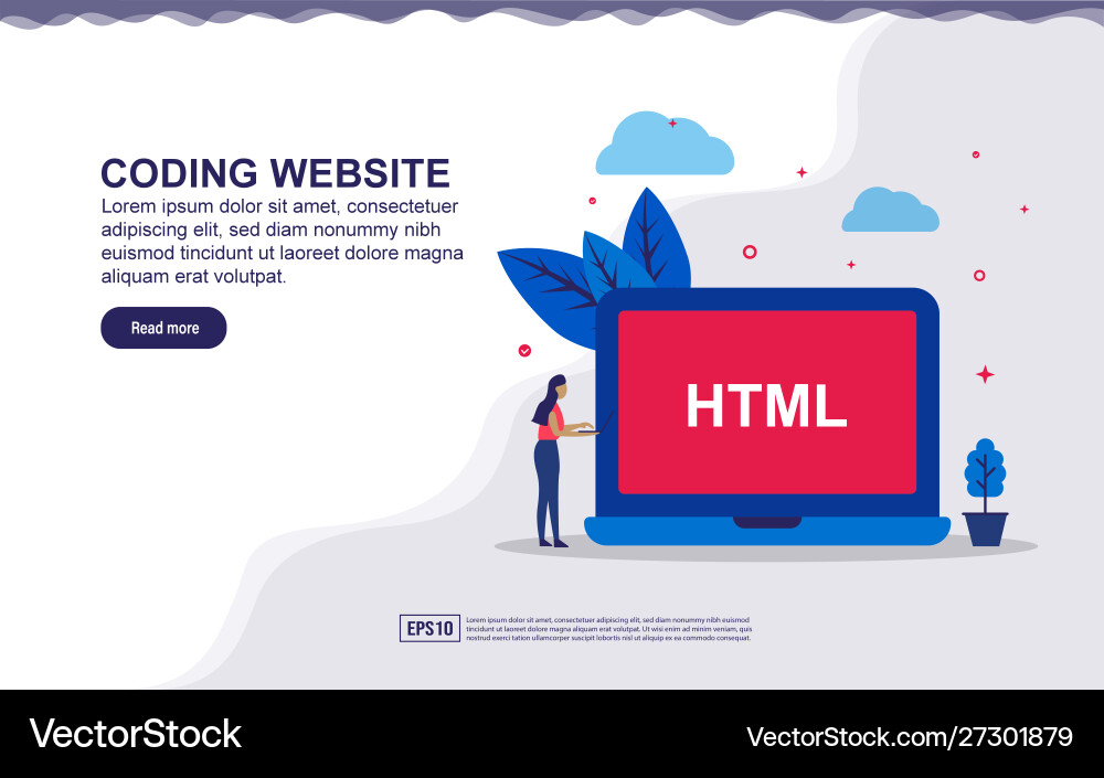 Coding Web-Entwickler-Konzept mit winzigen Coding Web-Entwickler-Konzept mit winzigen vektorbild