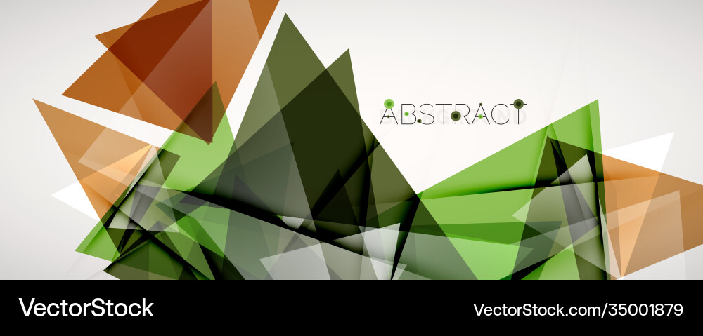Geometric abstract background color triangle Geometric abstract background color triangle vector image