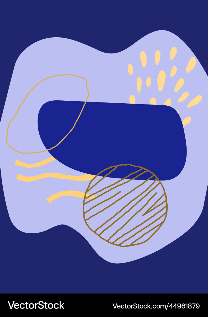 Geometrische Doodle Formen abstrakter Hintergrund blau Geometrische Doodle Formen abstrakter Hintergrund blau vektorbild