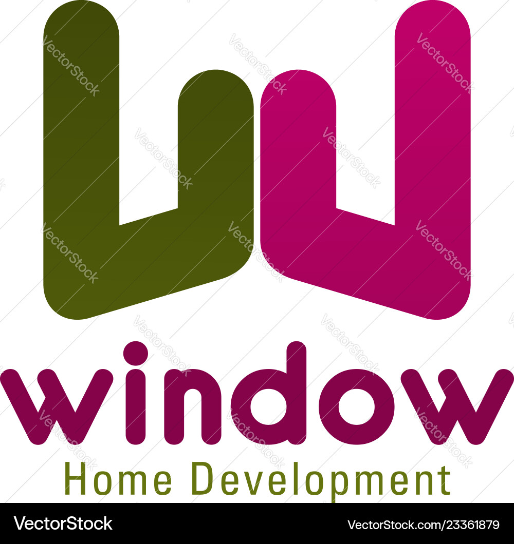 Home development company sign Home development company sign vector image