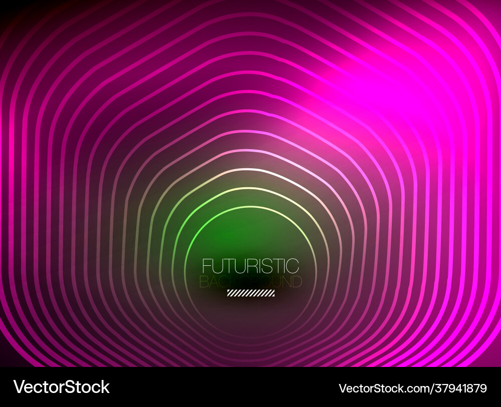 Neon color square shape lines abstract background Neon color square shape lines abstract background Vector Image