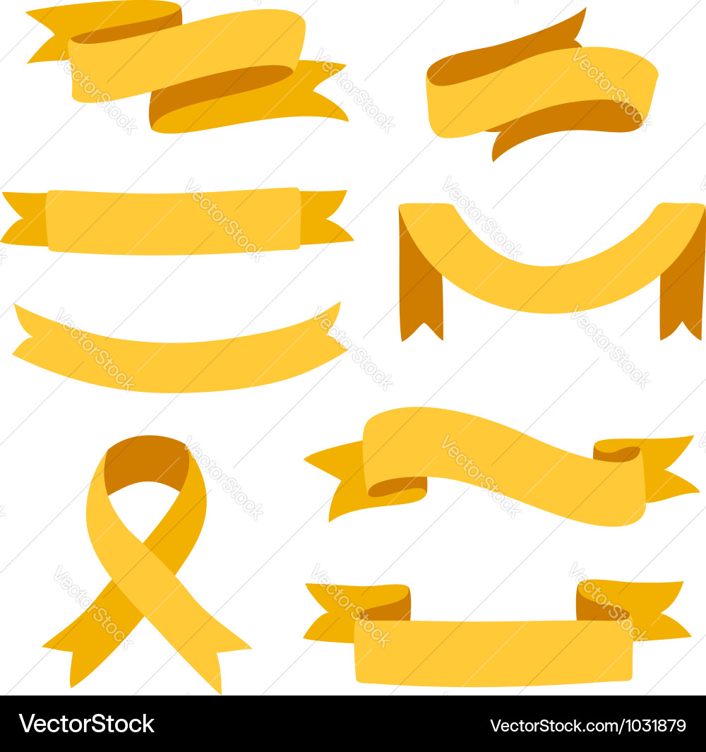 Ribbons set Royalty Free Vector Image - VectorStock